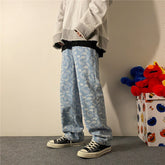 Men Jeans Straight Spring and Autumn Jeans Trousers